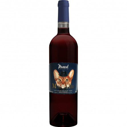 Вино Alianta Vin MusCATto Muscat красное полусладкое 10-12% 0,75л