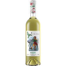 Вино Yes! Alianta-Vin Muscat біле напівсолодке 12% 0,75л mini slide 1