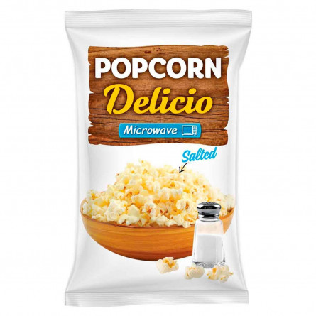 Попкорн Delicio з сіллю для мікрохвильової печі 90г slide 1