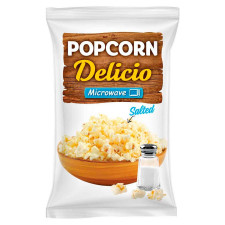 Попкорн Delicio з сіллю для мікрохвильової печі 90г mini slide 1