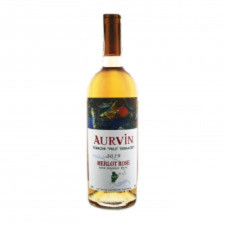 Вино Aurvin Merlot Rose Terroir Prut Terraces рожеве напівсухе 13,5% 0,75л mini slide 1