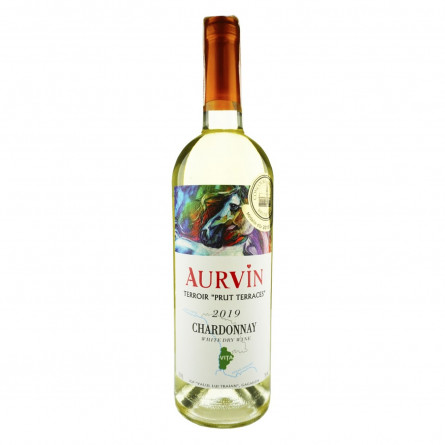 Вино Aurvin Шардоне белое сухое 13.5% 0.75л