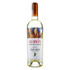 Вино Aurvin Pinot Grigio біле сухе 13,5% 0,75л mini slide 1