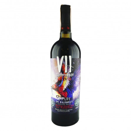 Вино Aurvin VII Zapovednikov Merlot De Vulcanesti красное полусладкое 13% 0,75л