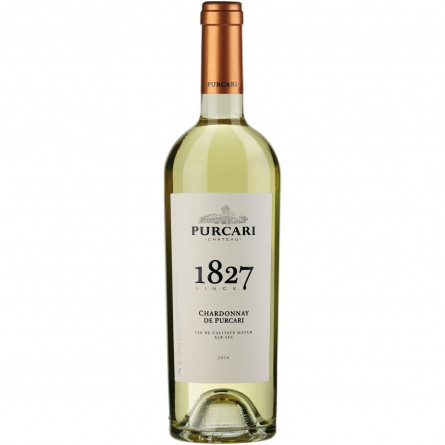 Вино Purcari Chardonnay белое сухое 13,5% 0,75л slide 1