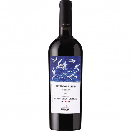 Вино Purcari Freedom Blend выдержанное красное сухое 14% 0,75л