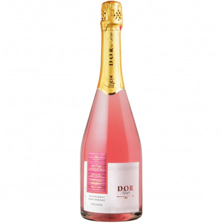 Вино ігристе Dor Rose рожеве напівсолодке 11,5% 0,75л slide 1
