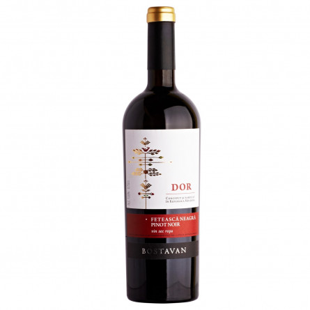 Вино Bostavan Dor Feteasca Neagra Pinot Noir червоне сухе 13% 0,75л