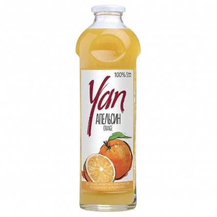Сок Yan апельсиновый восстановленный без сахара 0,93л