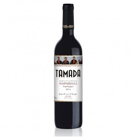Вино Тамада Напереулі червоне сухе 12.5% 0.75л