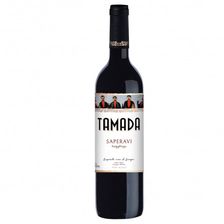 Вино Tamada Сапераві червоне сухе 13% 0,75л slide 1