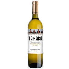 Вино Tamada Цинандали белое сухое 13% 0,75л mini slide 1