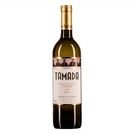 Вино Tamada Tvishi белое полусладкое 11,5% 0,75л slide 1