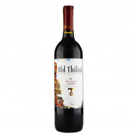 Вино Старый Тбилиси Алаверди красное полусухое 13.5% 0.75л