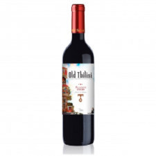 Вино Old Tbilisi Алазани красное полусладкое 12% 0,75л mini slide 1