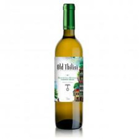 Вино Старый Тбилиси Ркацители-Мцване белое сухое 12.5% ​​0,75л