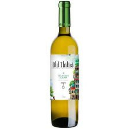 Вино Старый Тбилиси Алаверди белое полусухое 12% 0,75л