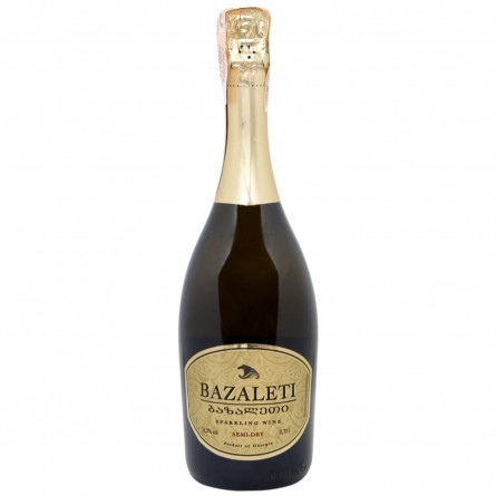 Вино ігристе Bazaleti біле напівсухе 12,5% 0,75л
