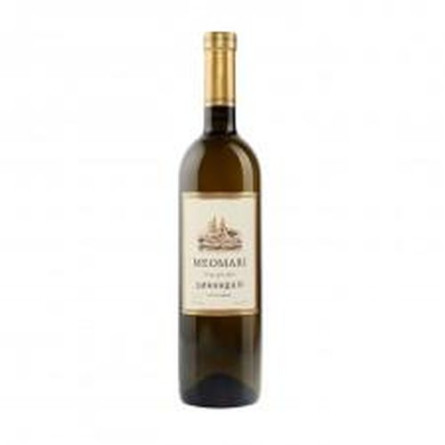 Вино Meomari Ркацителі біле сухе 12.5% 0,75л