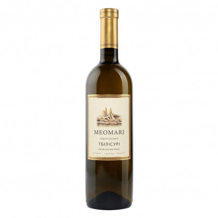 Вино Meomari Тбілісурі біле напівсухе 12% 0,75л