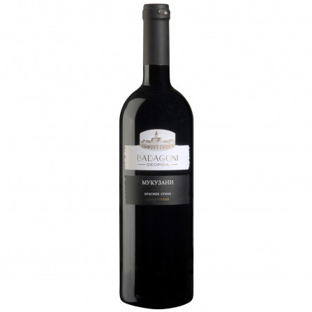 Вино Badagoni Мукузани красное сухое 11-13% 0,75л