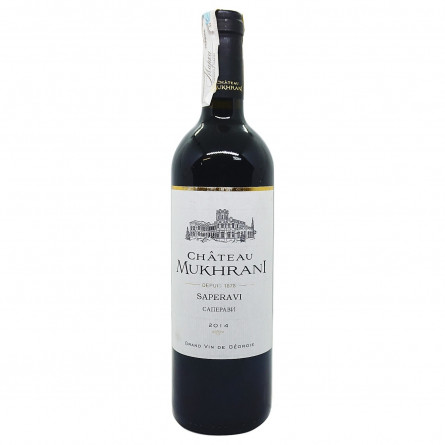Вино Chateau Mukhrani Саперави красное сухое 12.5% 0,75л