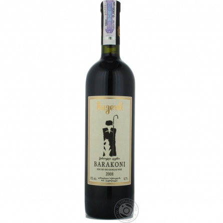 Вино Bugeuli Barakoni червоне напівсухе 12% 0,75л
