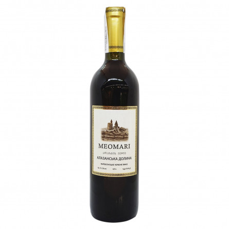 Вино Meomari Алазанская долина красное полусладкое 14% 0,75л
