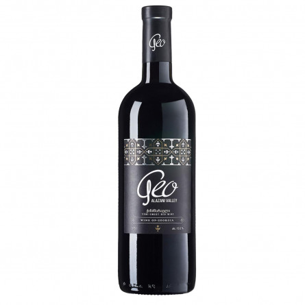 Вино Geo Alazani Valley червоне напівсолодке 13,5% 0,75л