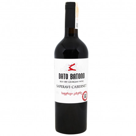 Вино Dato Batono Сапераві Каберне червоне сухе 11-12% 0,75л
