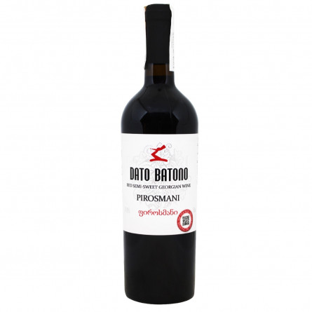 Вино Dato Batono Піросмані червоне напівсолодке 11-12% 0,75л