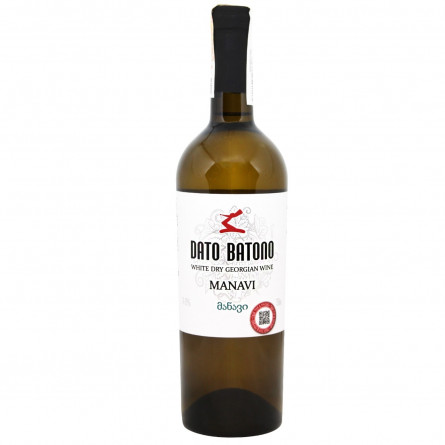 Вино Dato Batono Манави белое сухое 11-12% 0,75л