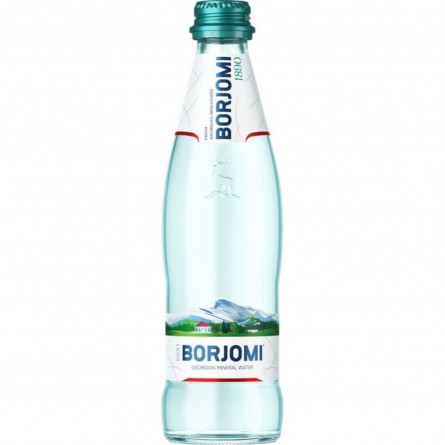 Вода мінеральна Borjomi сильногазована скляна пляшка 0,33л