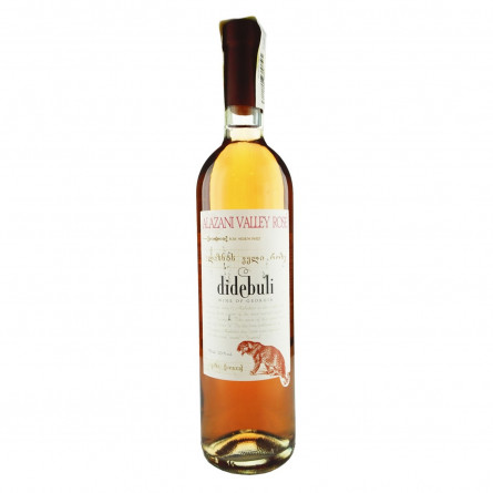 Вино Didebuli Алазанская Долина розовое полусладкое 11.5% 0.75л slide 1