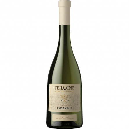 Вино Tbilvino Tsinandali белое сухое 12.5% 0,75л