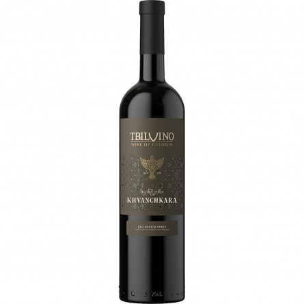 Вино Tbilvino Khvanchkara красное полусладкое 11% 0,75л