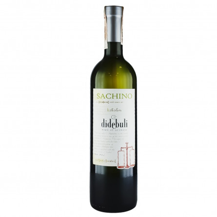 Вино Didebuli Sachino белое полусухое 11% 0,75л