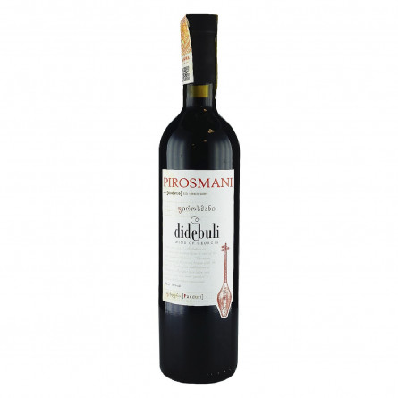 Вино Didebuli Pirosmani червоне напівсолодке 11,5%  0,75л