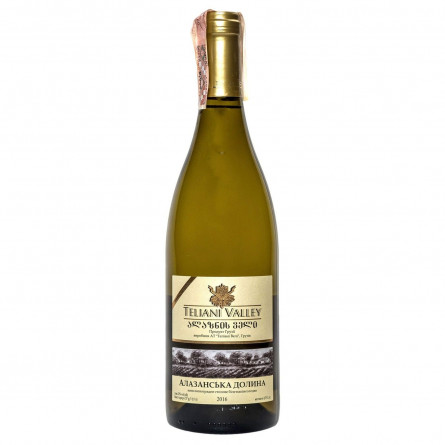 Вино Teliani Valley Алазанська долина біле напівсолодке 12% 0.75л