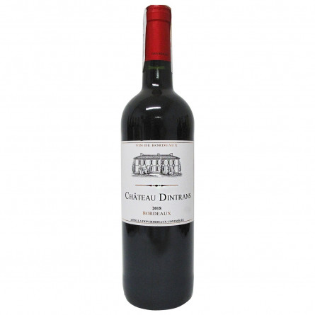 Вино Chateau Dintrans Bordeaux красное сухое 13.5% 0,75л