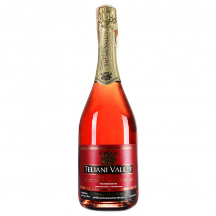 Вино игристое Teliani Valley розовое полусухое 12% 0.75л
