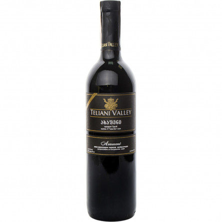 Вино Teliani Valley Ахашені червоне напівсолодке 12.5% 0.75л