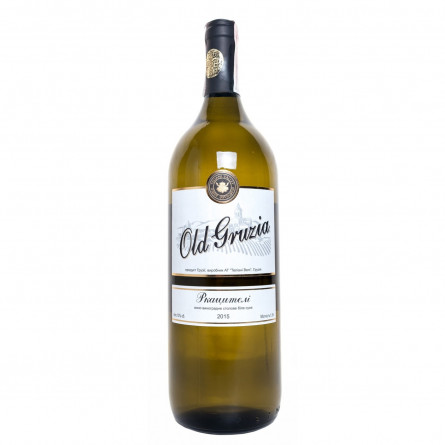 Вино Old Gruzia Ркацители белое сухое 13% 1.5л