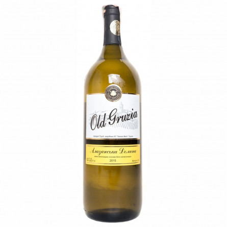Вино Old Gruzia Алазанская долина белое полусладкое 12% 1.5л slide 1