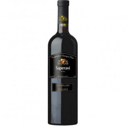 Вино CGW Tbiliso Saperavi червоне сухе 12% 0,75л