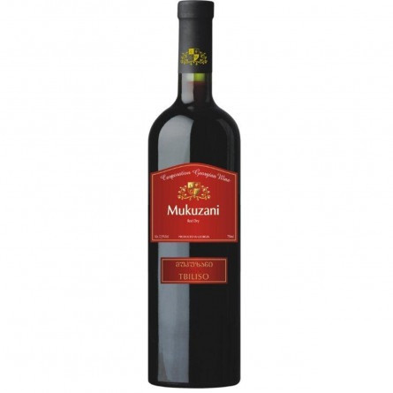 Вино CGW Tbiliso Mukuzani червоне сухе 12.5% 0,75л