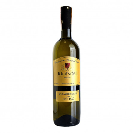 Вино CGW Tbiliso Rkatsiteli біле сухе 12.5% 0,75л