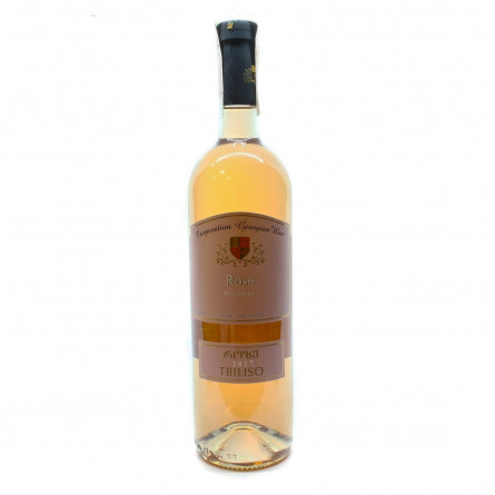 Вино CGW Tbiliso Rose рожеве напівсухе 13% 0,75л slide 1