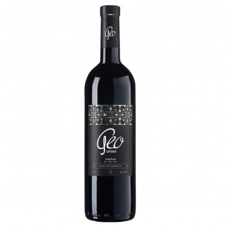 Вино Geo Саперави красное сухое 13,5% 0,75л