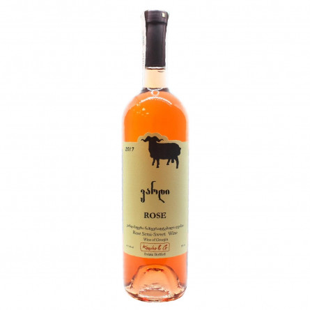 Вино Koncho&amp;Co Rose рожеве напівсолодке 11% 0,75л
